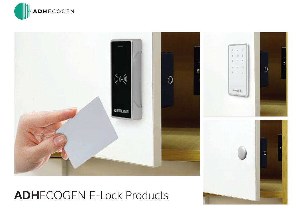 Smart Cabinet E-Locks by ADH Ecogen