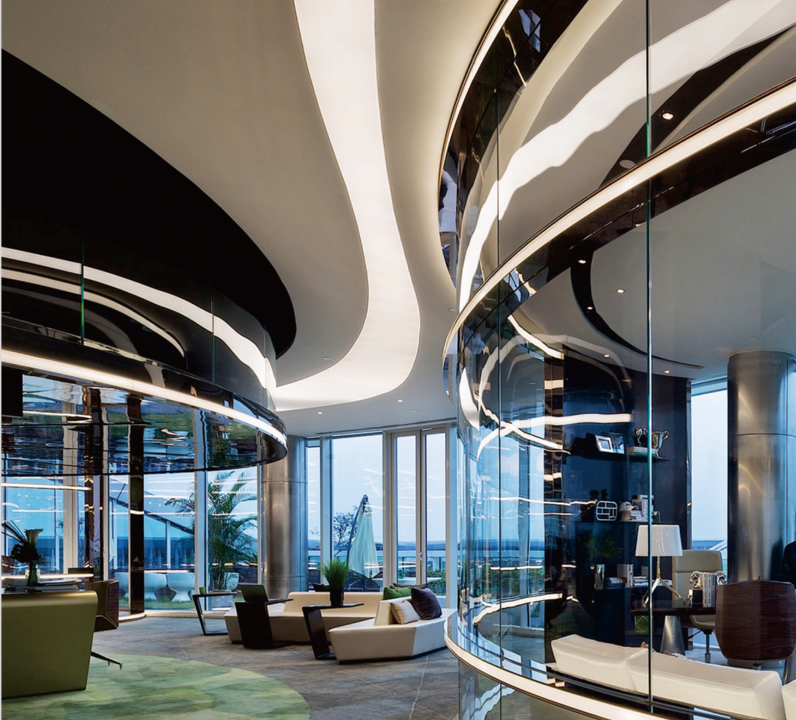 LED linear lighting being used for commercial lighting
