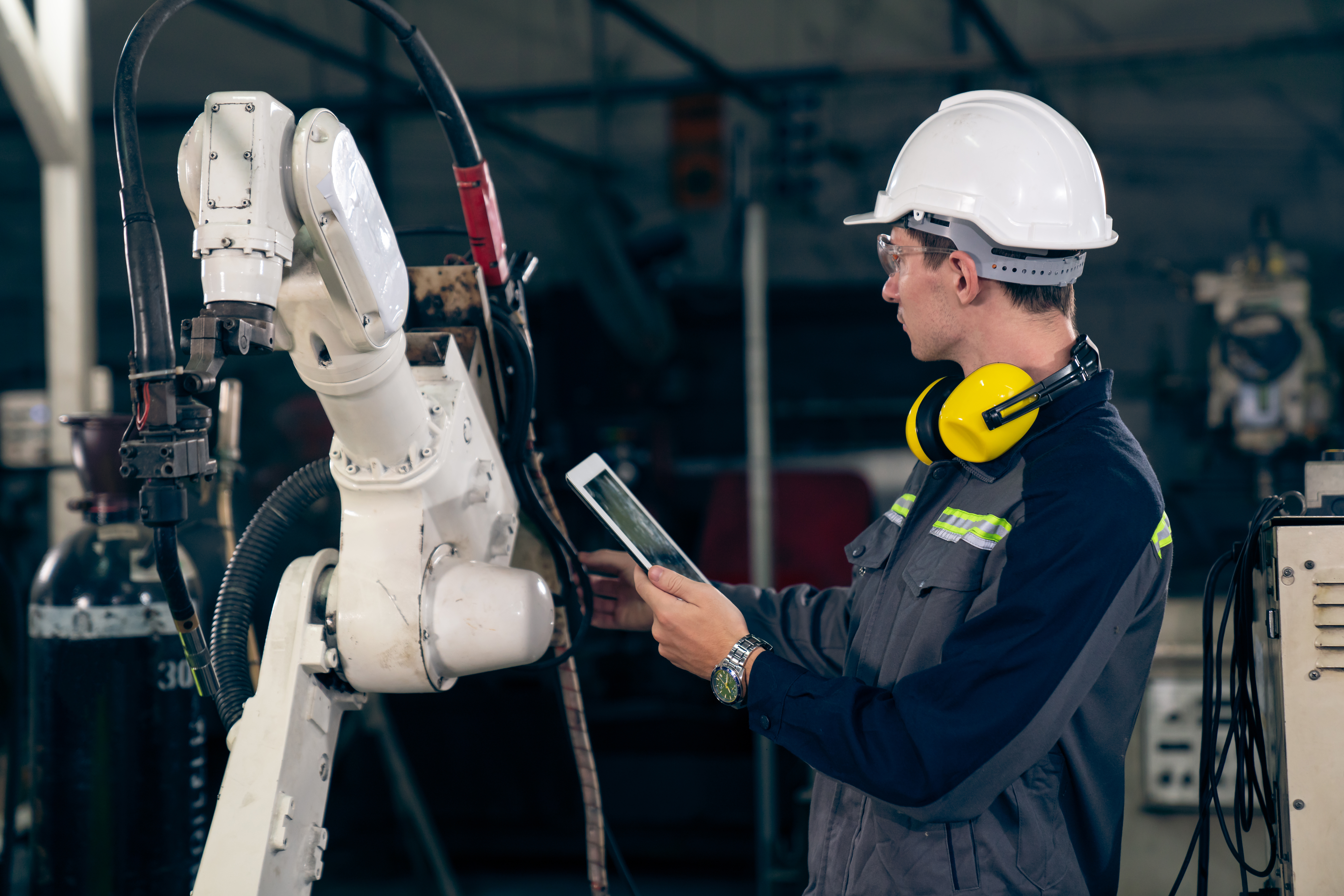 A worker programming software for automated manufacturing technology.