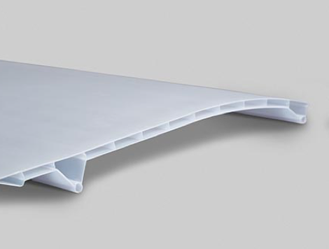 Custom office component made out of plastic