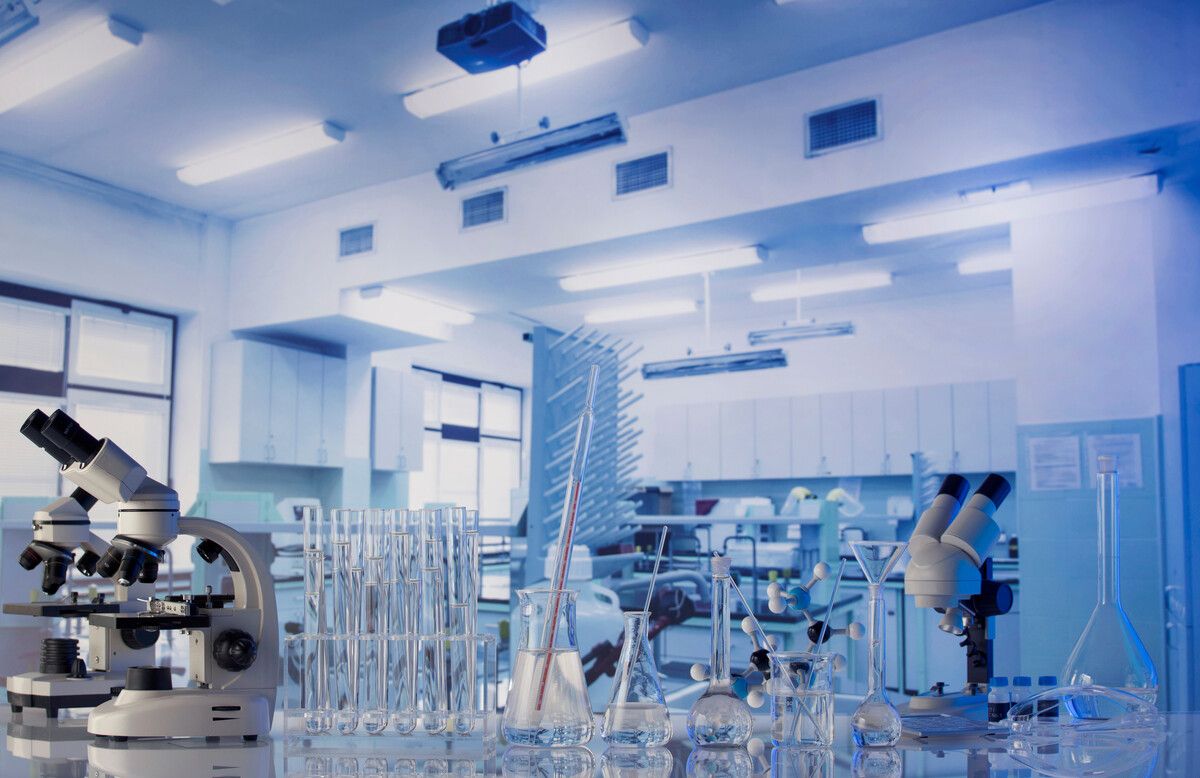 LED lighting for medical labs